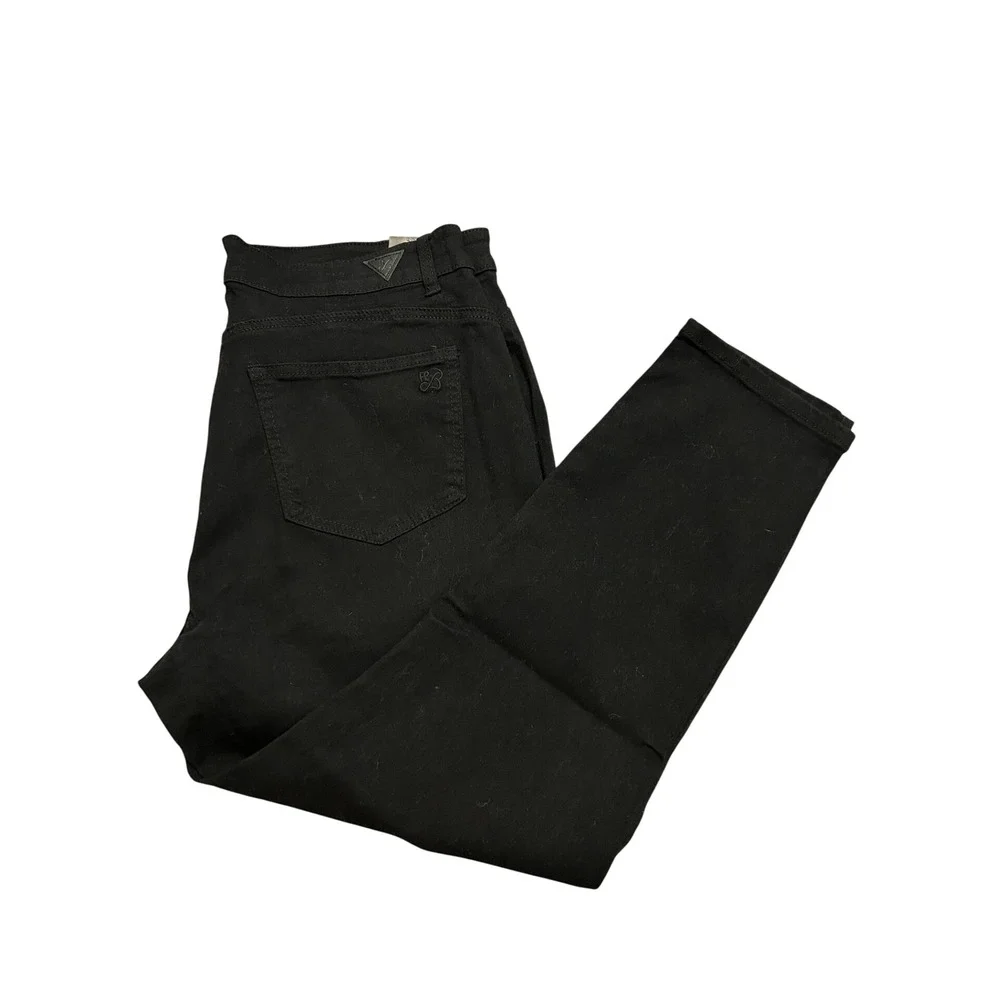 Red Bottoms HugMe High Waist Skinny Jeans Womens 17 Black Stretch NWT - Picture 11 of 12